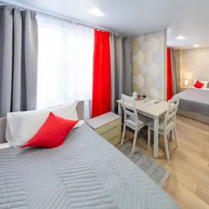 Стандартный номер с 1 двуспальной и 1 односпальной кроватями