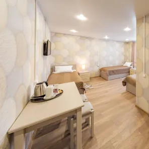 Стандартный номер двухместный с 2мя раздельными кроватями и дополнительным местом